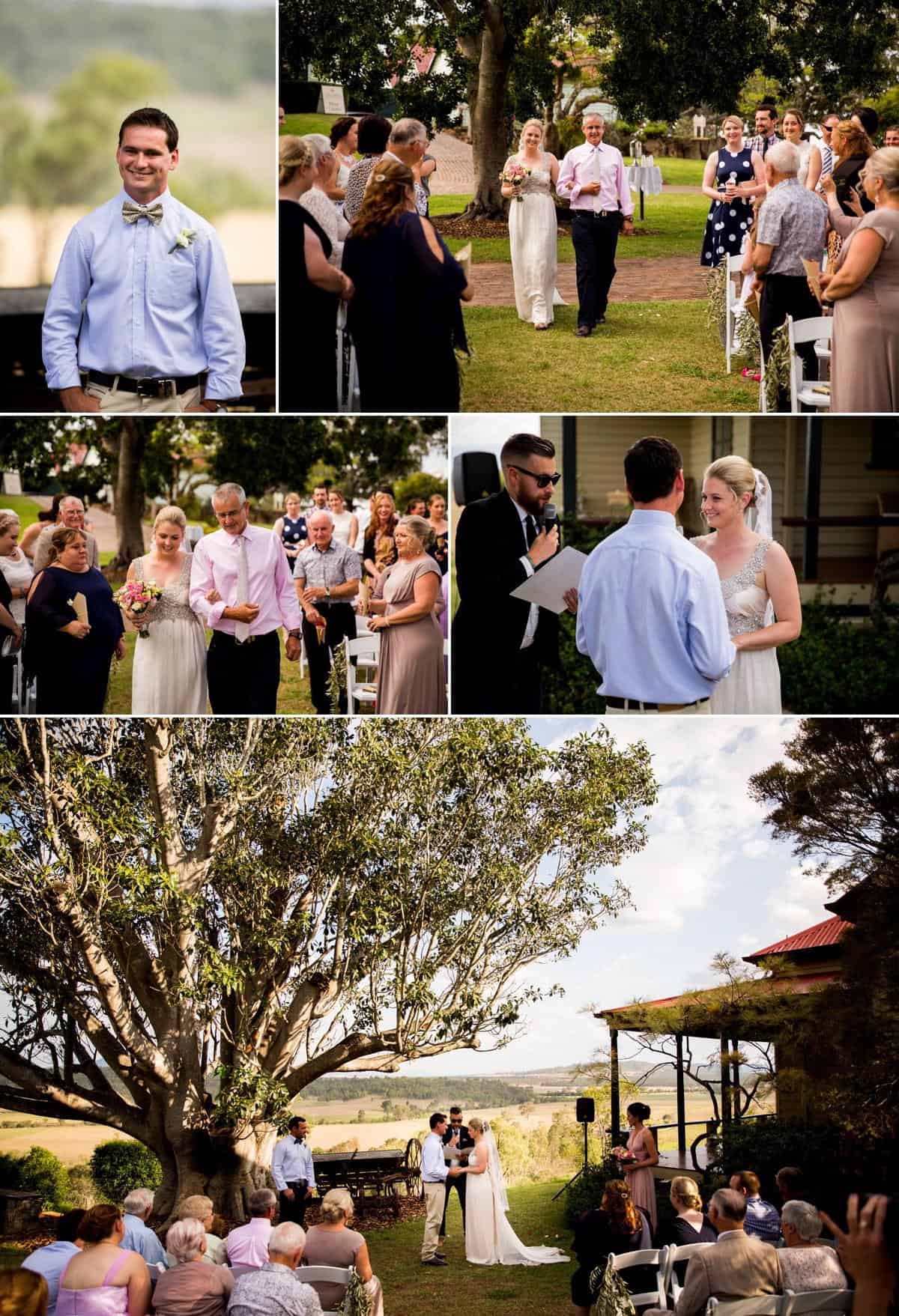 Spicers Hidden Vale Country Wedding Photographer Anna Campbell Dress Ben & Hope Photography www.benandhopeweddings.com.au
