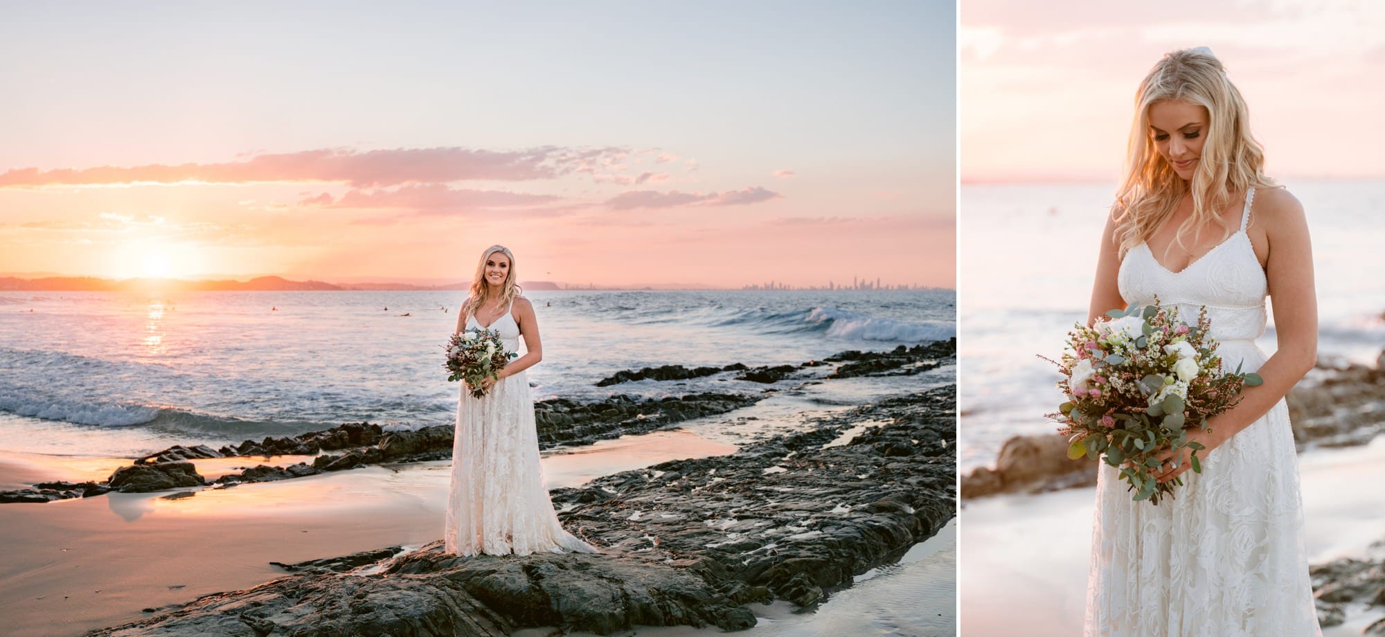 bride and groom beach wedding portraits www.benandhopeweddings.com.au