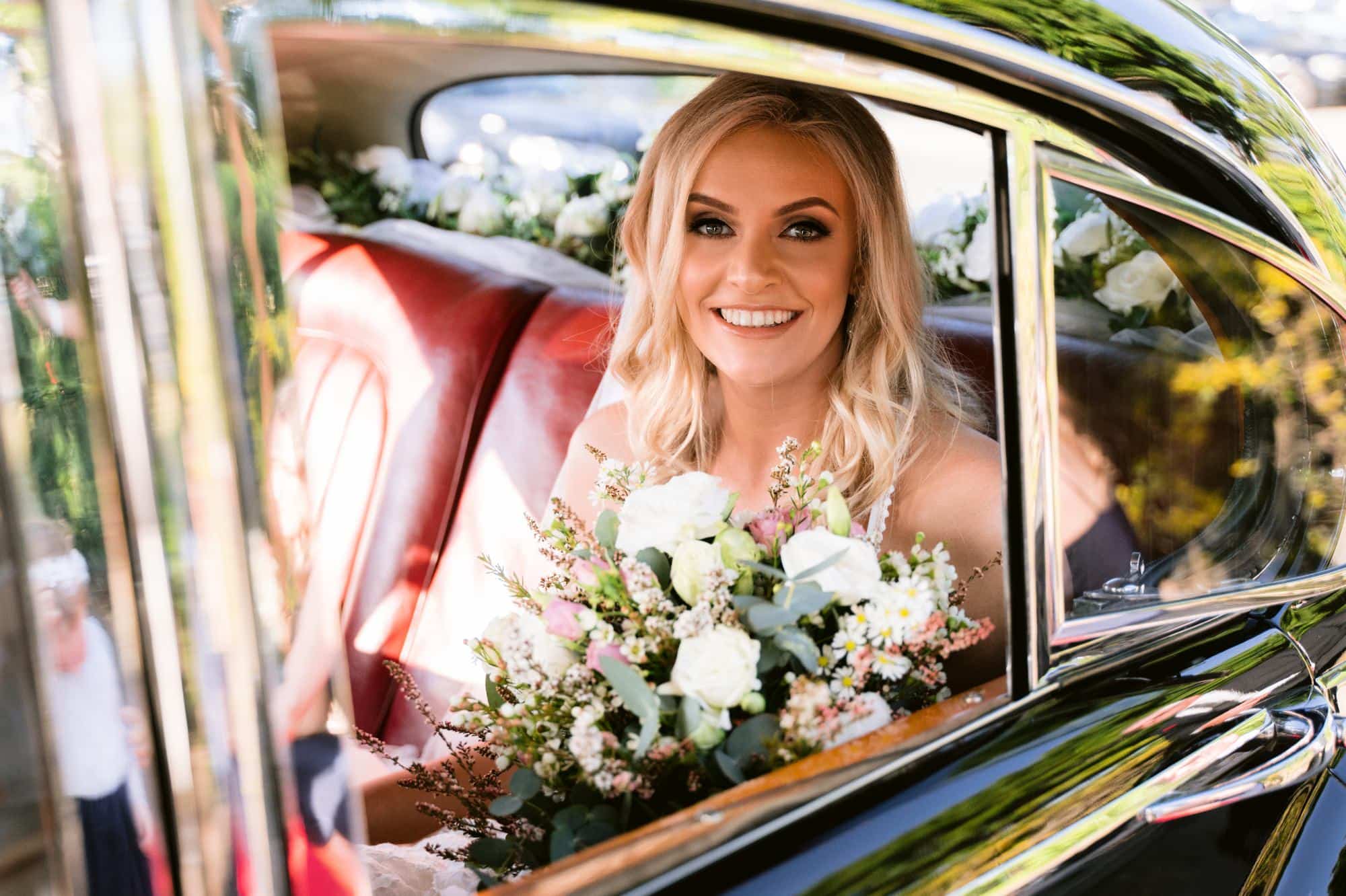 Bride car entrance wedding gold coast www.benandhopeweddings.com.au