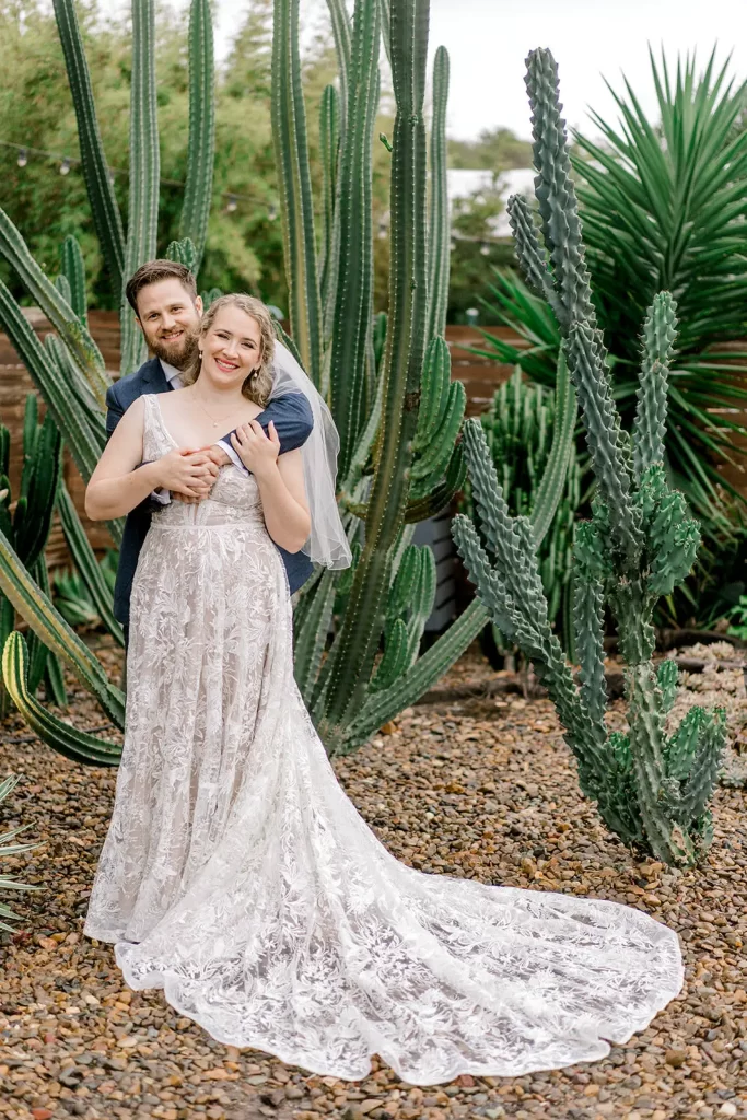 tweed wedding cactus